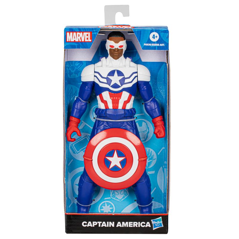 Boneco-Articulado-com-Acessorio---Disney---Marvel-Mighty-Hero-Series---Capitao-America---Hasbro-2