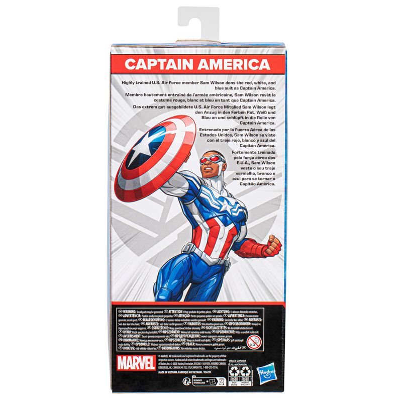 Boneco-Articulado-com-Acessorio---Disney---Marvel-Mighty-Hero-Series---Capitao-America---Hasbro-5