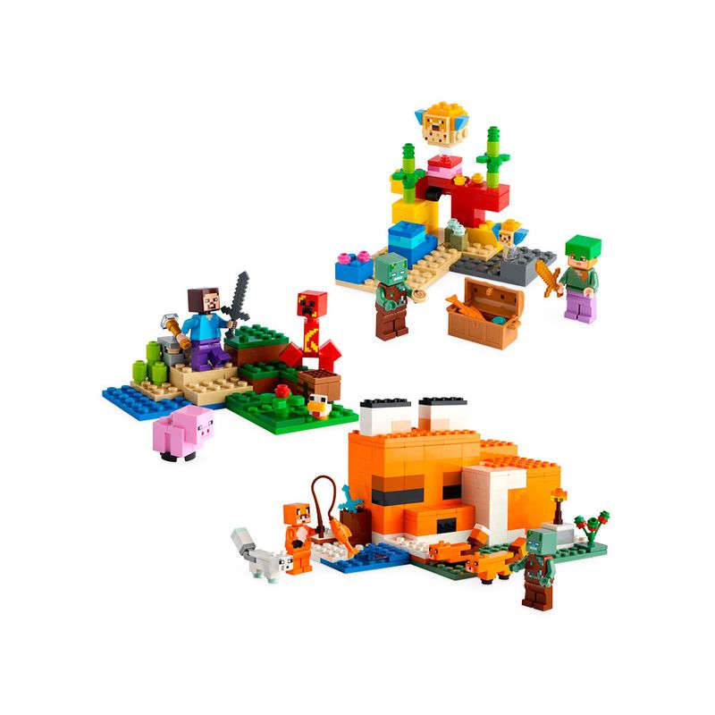 Lego---66779---Pack-de-Aventuras-da-Superficie---Minecraft-1