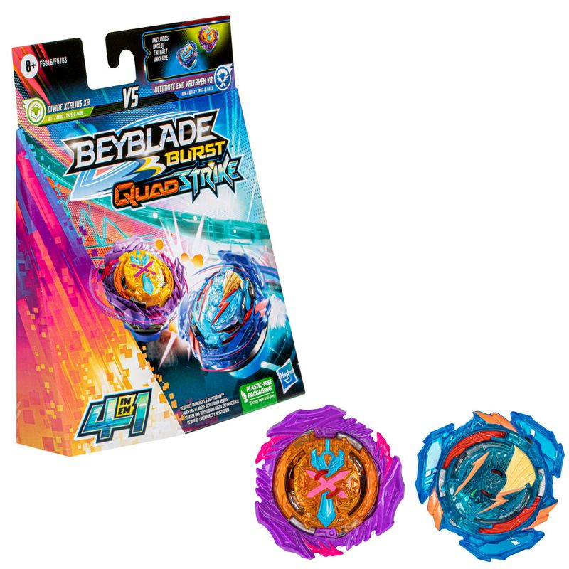 Conjuto-de-Pioes---Beyblade---Ultimate-Evo-Valtryek-V8-e-Divine-Xcalius-X8---Hasbro-0