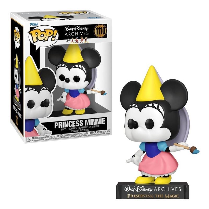 Mini-Figura---Funko-Pop---Disney---Minnie-Mouse---Princess---Candide-0
