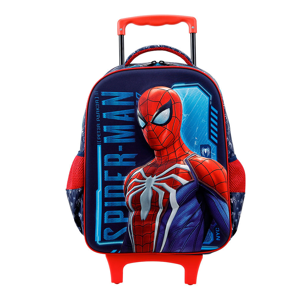 Mochila de Rodinhas P 360 Marvel Homem Aranha Vermelha - Pedagógica -  Papelaria, Livraria, Artesanato, Festa e Fantasia