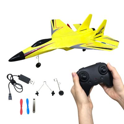 Avião Controle Remoto - Zip Glider - Amarelo - Toyng - Ri Happy