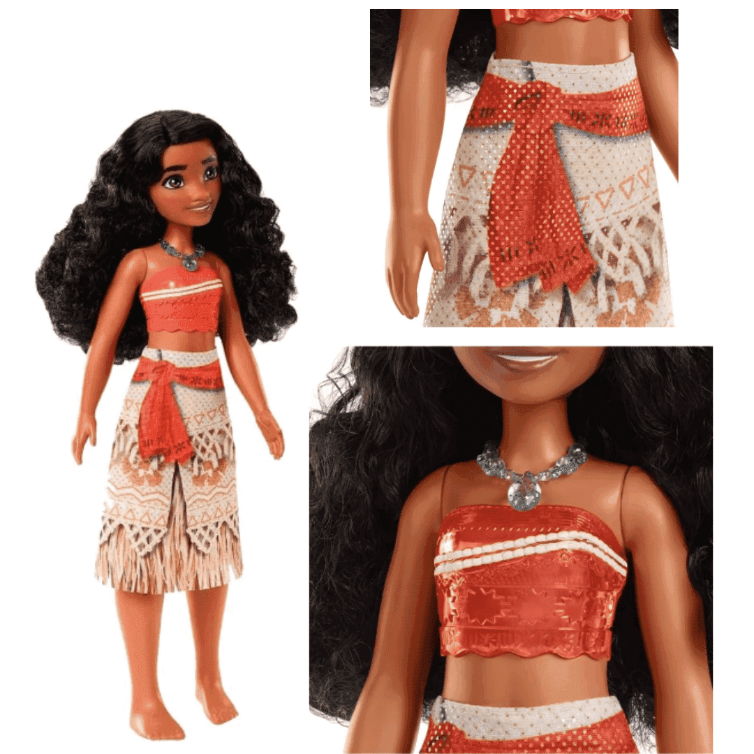 Boneca Princesas - Moana - Disney - 100 Anos - 30 cm - Mattel