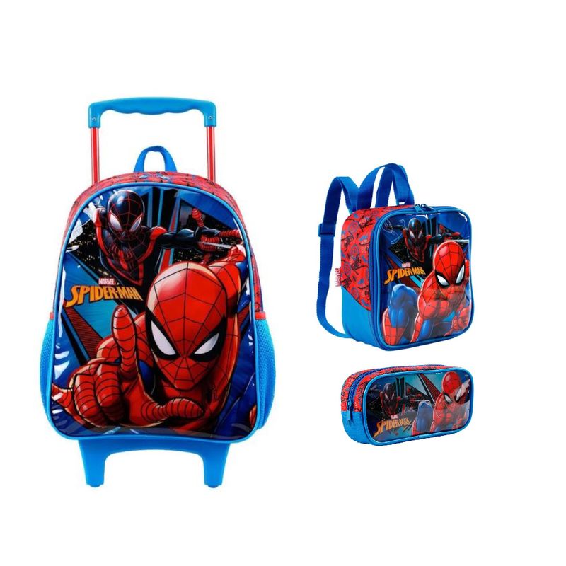 kit-mochila-estojo-lancheira-marvel-homem-aranha