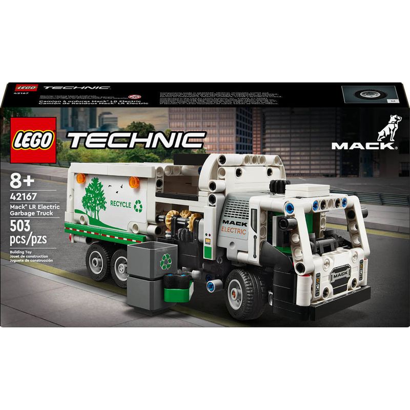 LEGO---Technic---Camiao-do-Lixo-Mack-LR-Electric---42167-0