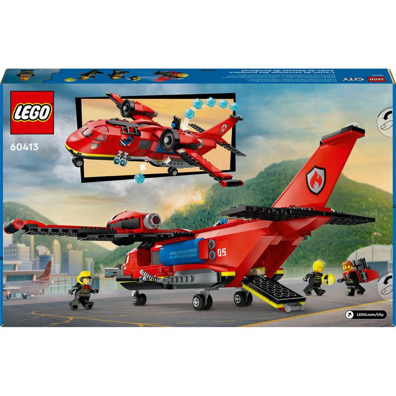 LEGO---City-Fire---Aviao-dos-Bombeiros---60413-1