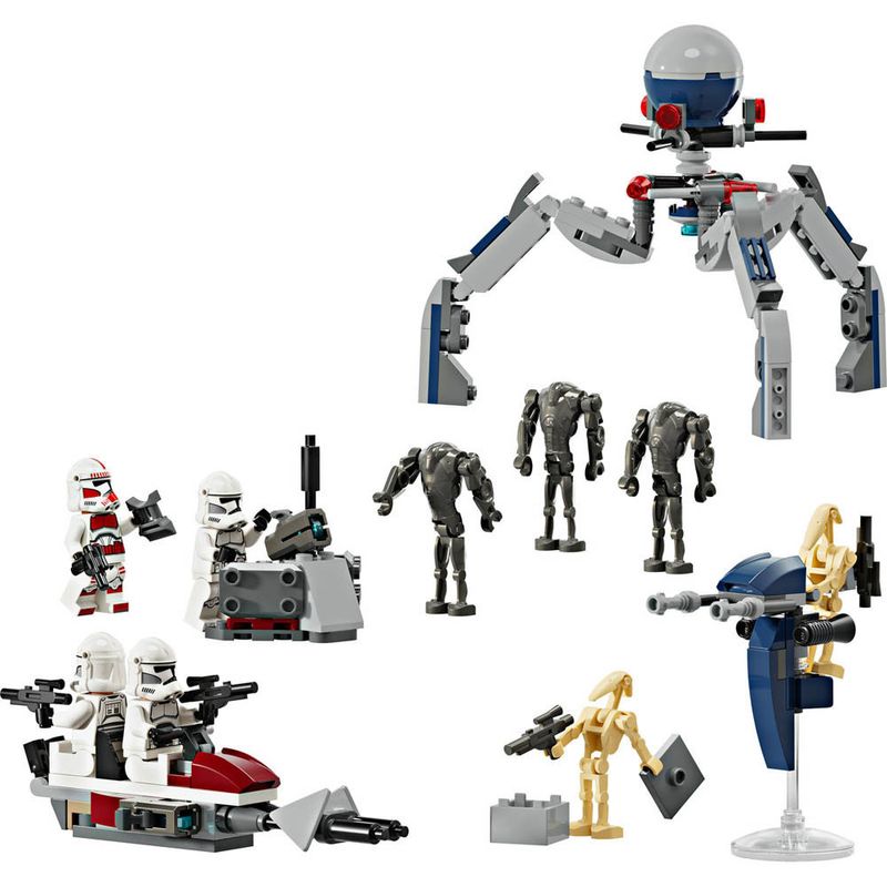 Lego---Disney---Star-Wars---Pacote-de-Combate-Clone-Trooper-e-Battle-Droid---75372-1