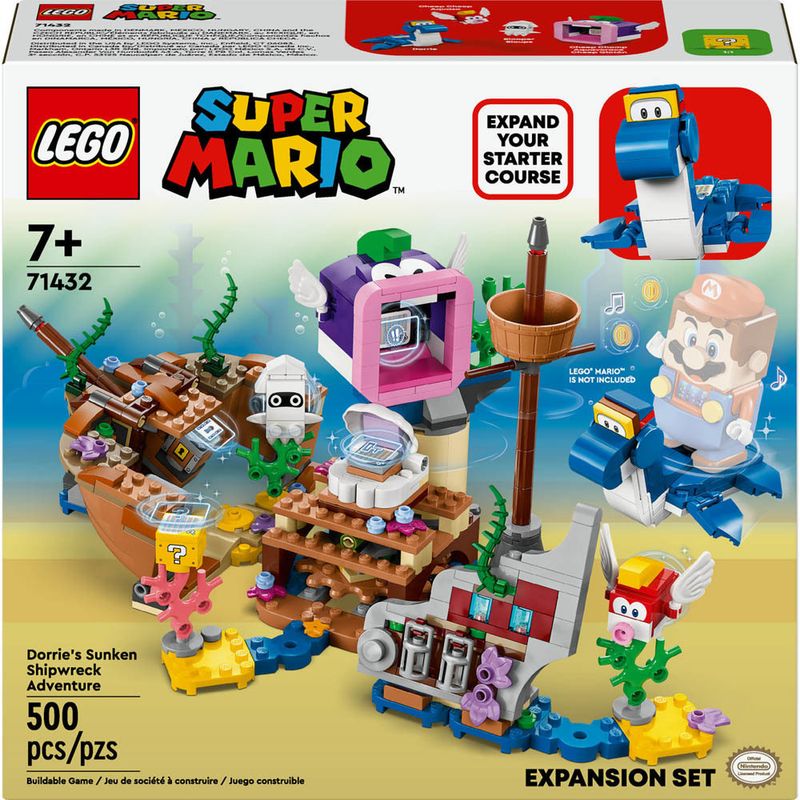 LEGO - Super Mario - Dorrie E O Navio Afundado - Set de LEGO - Super Mario - Dorrie E O Navio Afundado - Set de
