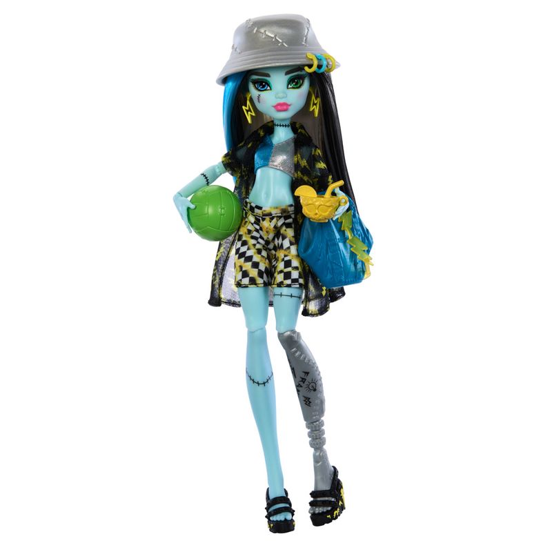 Boneca-Articulada-com-Acessorios---Monster-High---Ilha-do-Terror---Frankie-Stein---Mattel-0