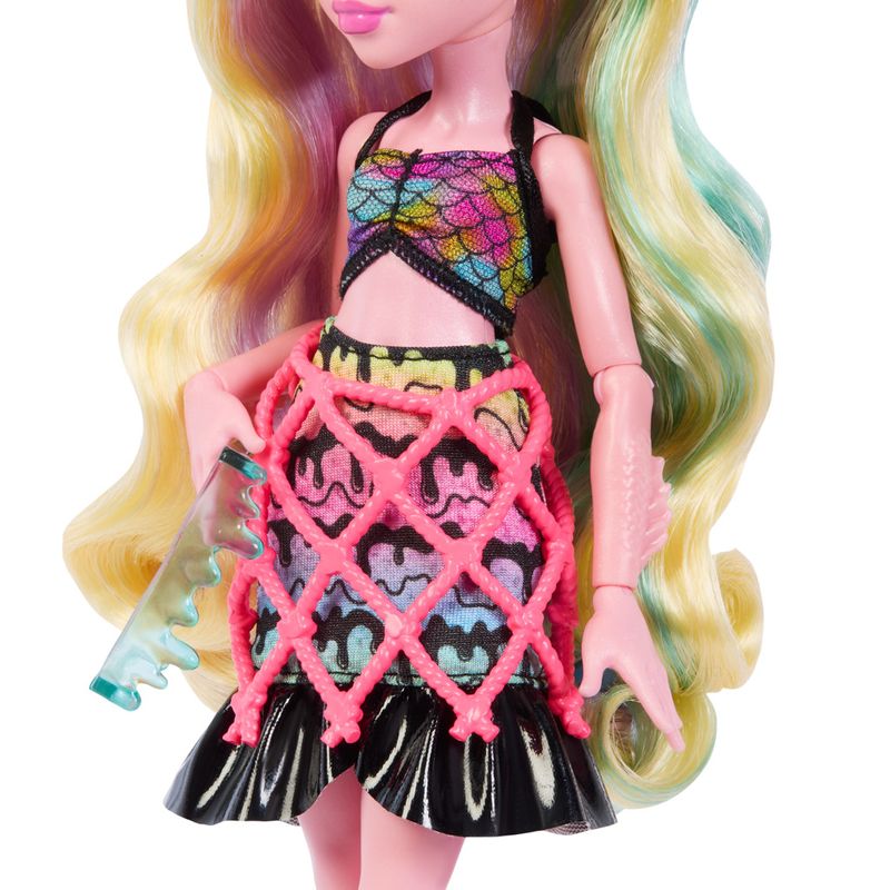 Conjunto-de-Boneca-Articulada-com-Acessorios---Monster-High---Lanches-Monstruosos---Lagoona---Mattel-2