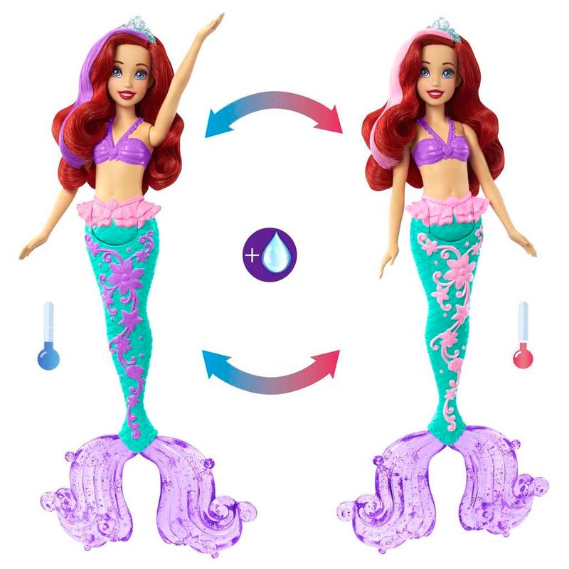 Boneca-com-Acessorio---Disney-Princesa---Toque-de-Cor---Ariel---Mattel-6