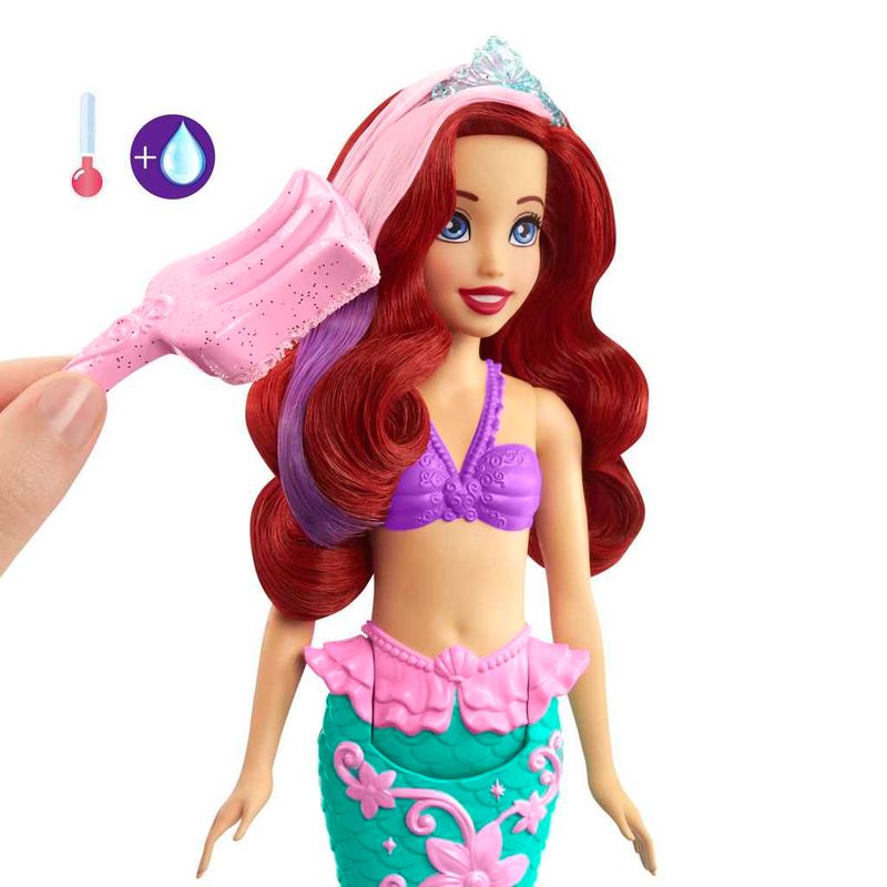 Boneca-com-Acessorio---Disney-Princesa---Toque-de-Cor---Ariel---Mattel-7