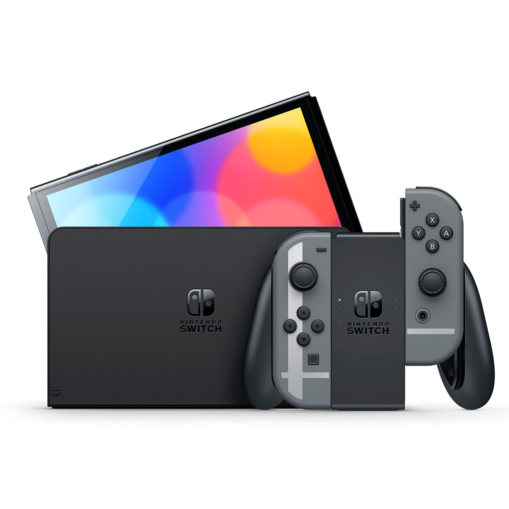 Video Game com Jogo Nintendo Switch Oled Super Smash Bros Ultimate Ingram Ri Happy