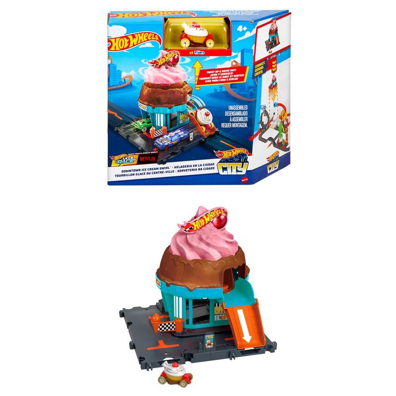 Conjunto-de-Pista-e-Carrinho---Hot-Wheels-City---Sorveteria---Mattel-1