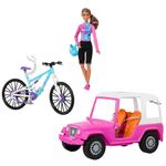 Conjunto-de-Boneca-Articulada-com-Mini-Veiculo---Barbie---Carro-e-Bike-Montanha---Mattel-0