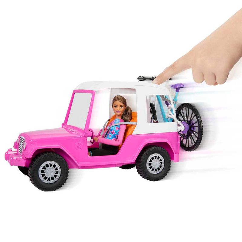 Conjunto-de-Boneca-Articulada-com-Mini-Veiculo---Barbie---Carro-e-Bike-Montanha---Mattel-3