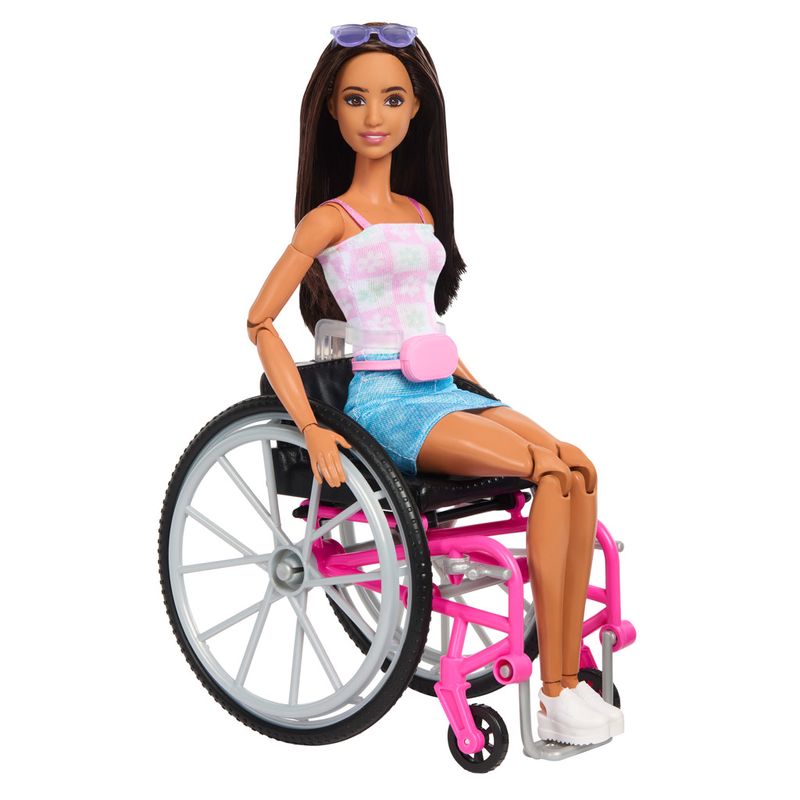 Conjunto-de-Boneca-Articulada-com-Figura---Barbie---Cadeira-de-Rodas---Mattel-1