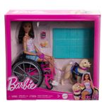 Conjunto-de-Boneca-Articulada-com-Figura---Barbie---Cadeira-de-Rodas---Mattel-2