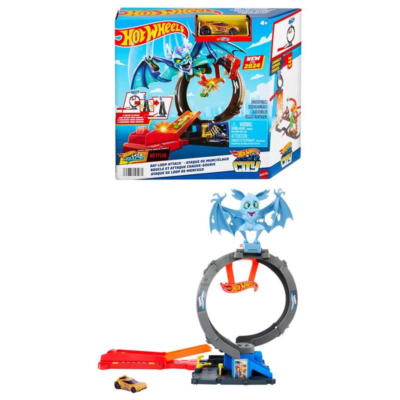 Conjunto-Pista-E-Acessorios---Hot-Wheels---Ataque-Do-Morcego---Mattel-2