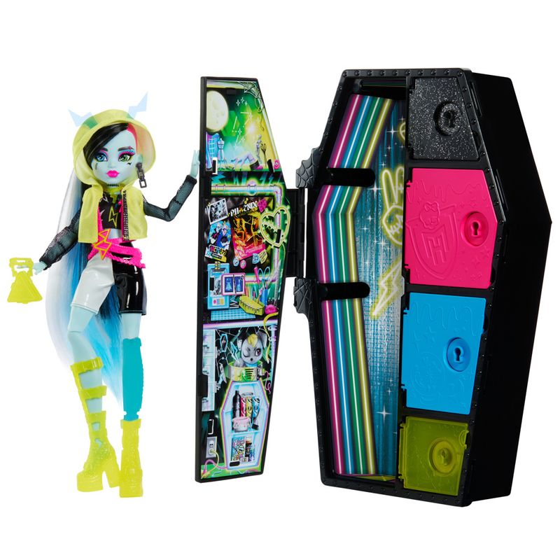 Boneca-Fashion-E-Acessorios-Surpresas---Monster-High---Frankie-Stein---Neon---Mattel-2