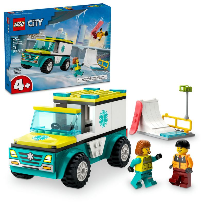 Lego-City---Great-Vehicles---Ambulancia-de-Emergencia-e-Snowboarder---60403-1