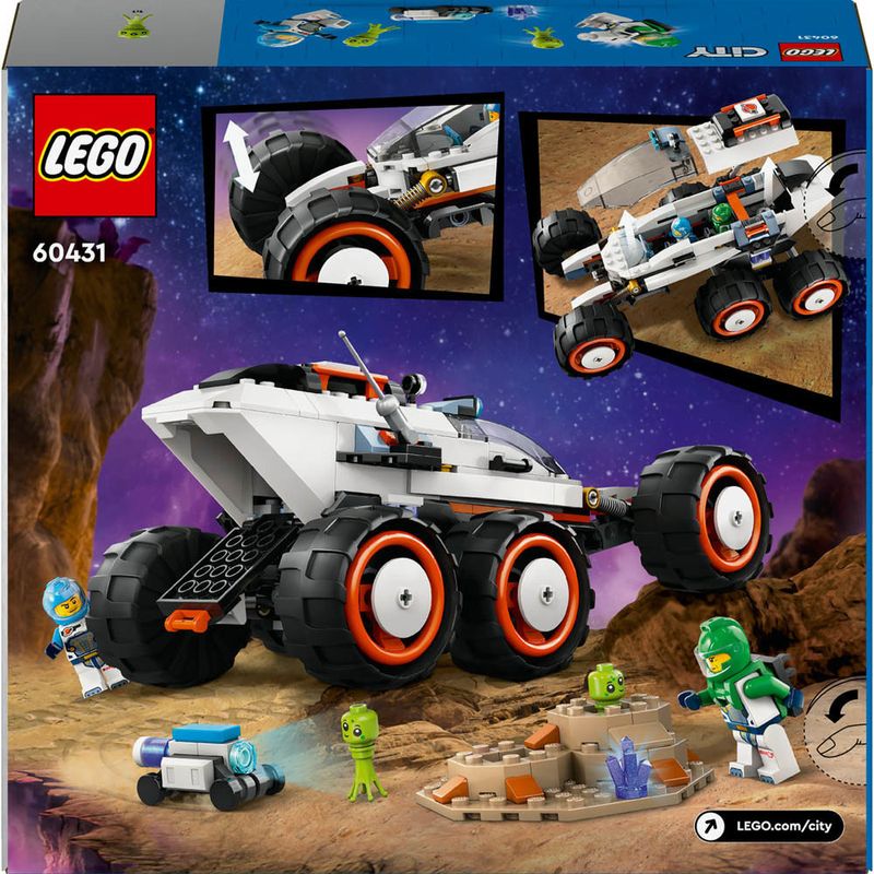 Lego-City---Space---Carro-de-Exploracao-Espacial-e-Vida-Extraterrestre---60431-2
