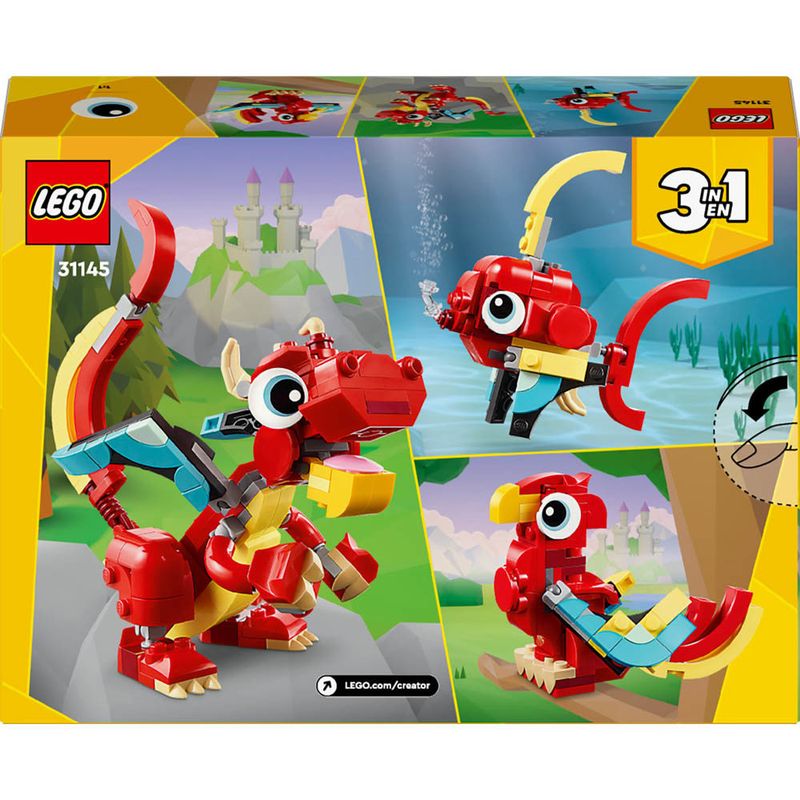 Lego-Creator---Dragao-Vermelho---31145-2