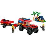 Lego-City---Caminhao-dos-Bombeiros-4x4-com-Barco-de-Resgate---60412-2