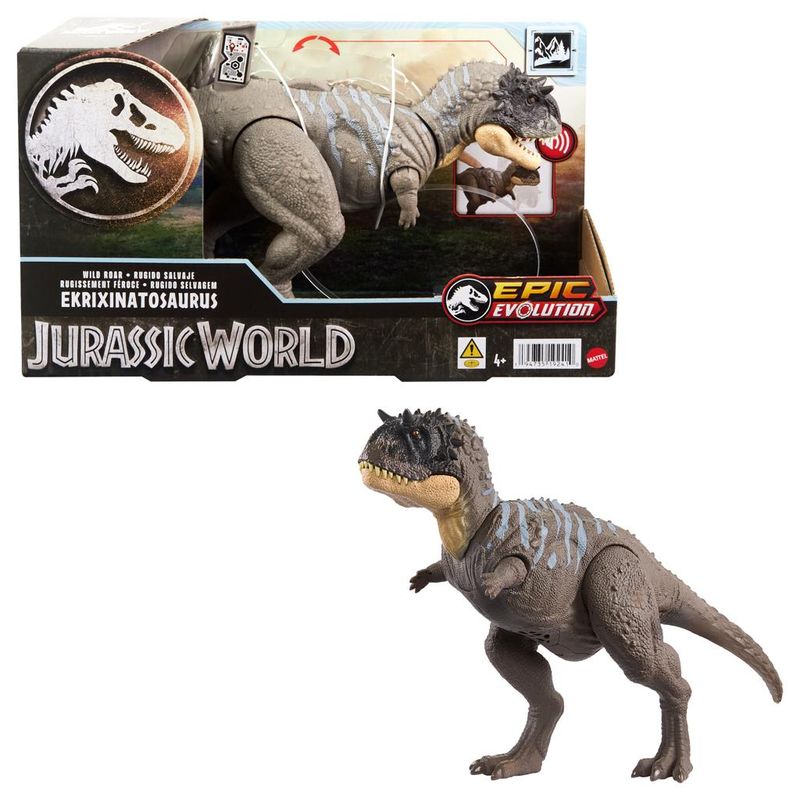 Figura-De-Acao---Jurassic-World---Com-Som---Dinossauro-Ekrixinatosaurus---Mattel-4