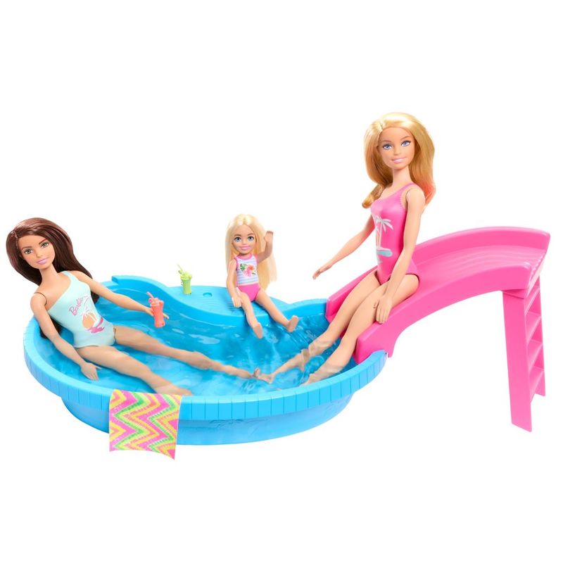 Conjunto-De-Boneca-E-Acessorios---Barbie---Piscina---Mattel-4