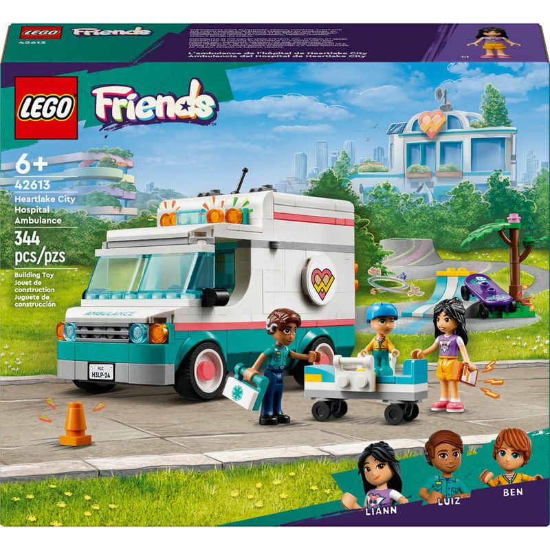 Lego-Friends---Ambulancia-do-Hospital-de-Heartlake-City---42613-0