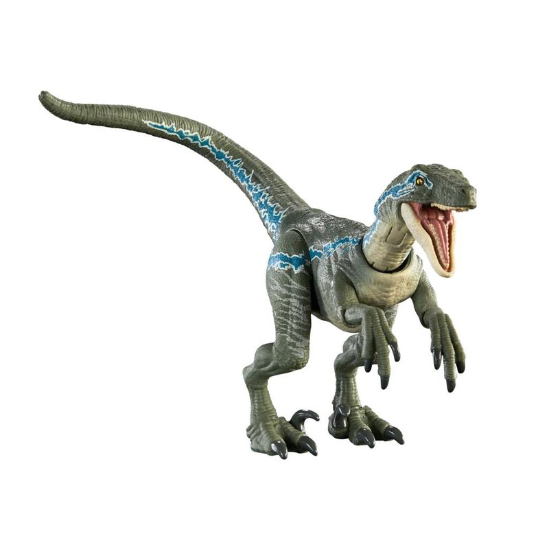 Dinossauro---Jurassic-World---Hammond-Collection---Velociraptor-Blue---Mattel-0