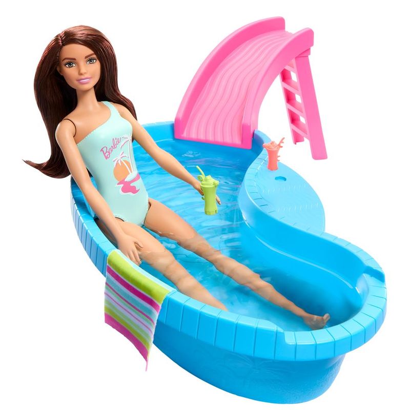 Conjunto-de-Boneca-e-Acessorio---Barbie---Piscina-da-Glam---Mattel-0