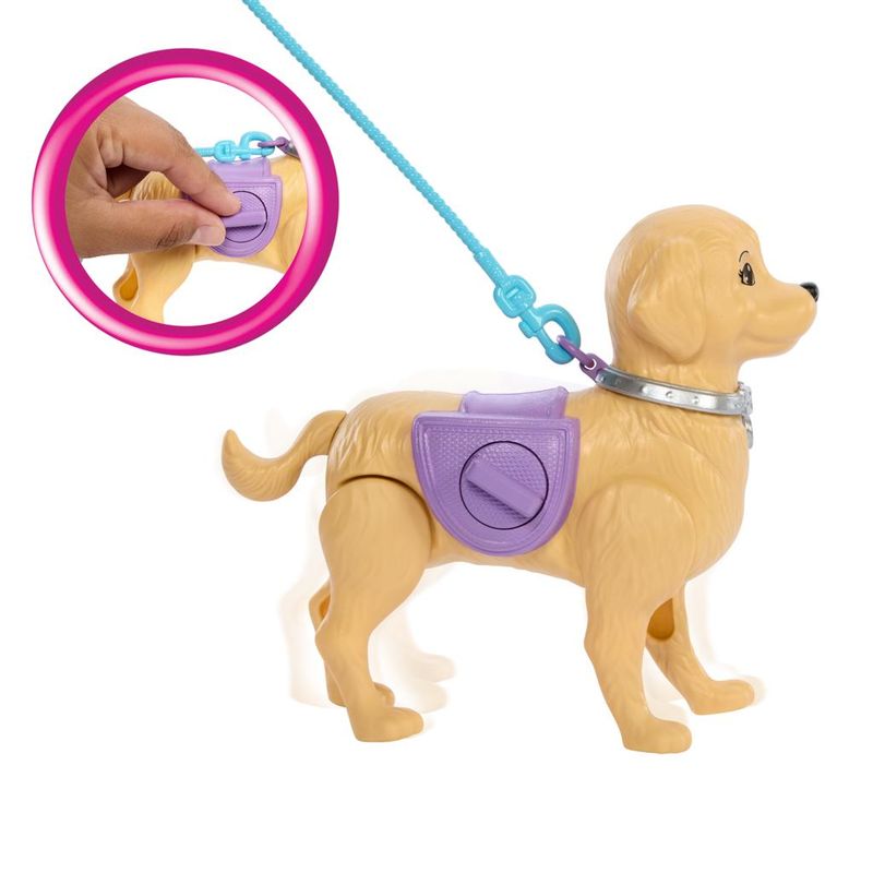 Conjunto-de-Boneca-Articulada-e-Mini-Figura---Barbie---Brooklyn---Passeio-de-Cachorrinho---Mattel-4