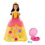 Boneca---Disney-Princesa---Bella---Moda-Floral---Amarelo---Mattel-0