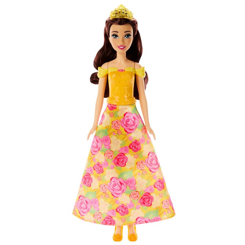 Boneca---Disney-Princesa---Bella---Moda-Floral---Amarelo---Mattel-2