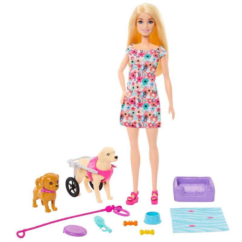Conjunto-Boneca-E-Acessorios---Barbie---Passeio-Com-Animais-De-Estimacao---Mattel--0