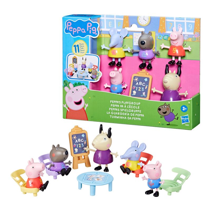 Conjunto-de-Mini-Figuras-com-Acessorios---Peppa-Pig---Turminha-da-Peppa---Hasbro-1