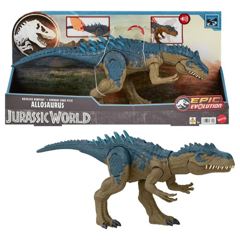 Figura-De-Acao---Jurassic-World---Allosaurus---Mattel-1