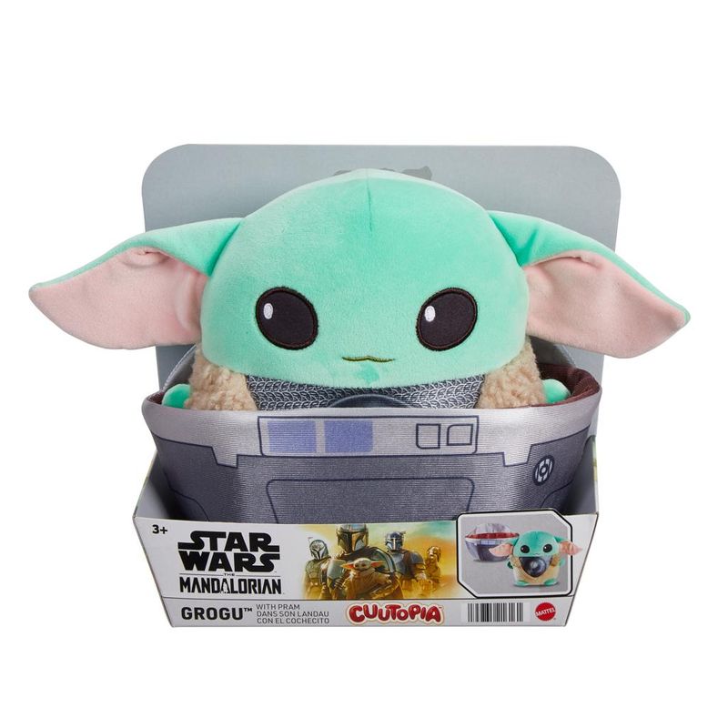 Pelucia---Disney---Star-Wars---The-Mandalorian---Grogu-no-Carrinho---Mattel-1