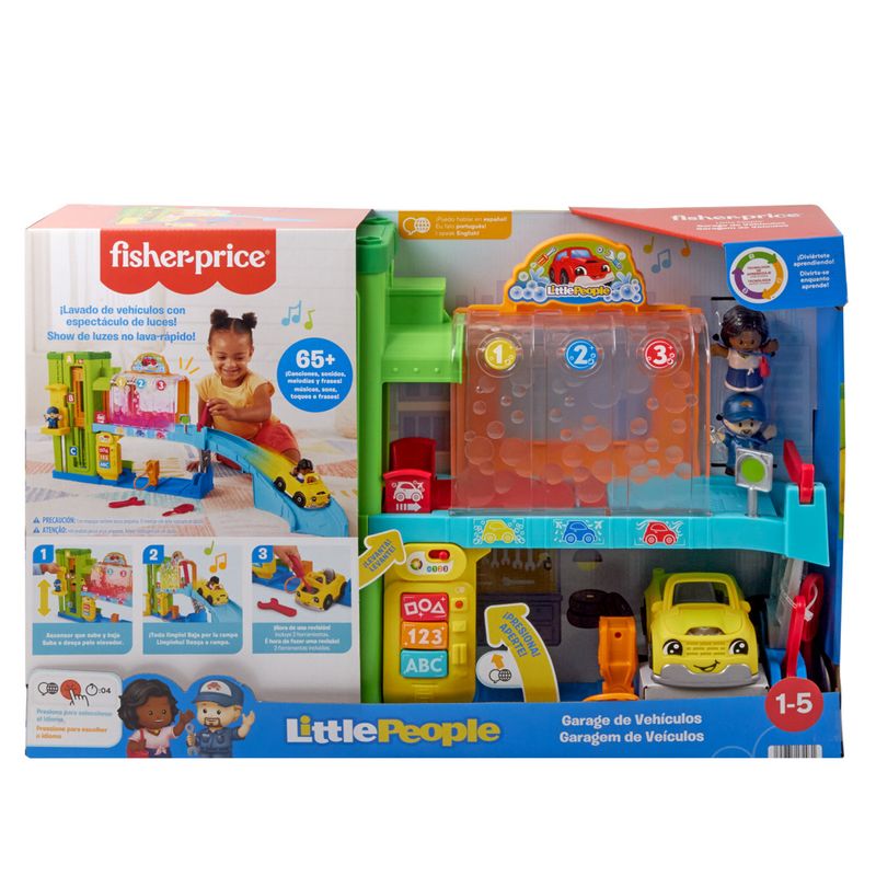 Playset-e-Mini-Figura---Little-People---Garagem-de-Veiculos---Mattel--1