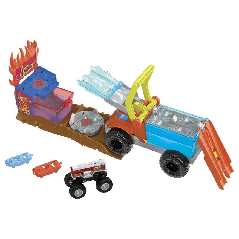 Conjunto-Arena-De-Demolicao-E-Carrinho---Hot-Wheels---Monster-Trucks----Color-Shifter---Mattel-0