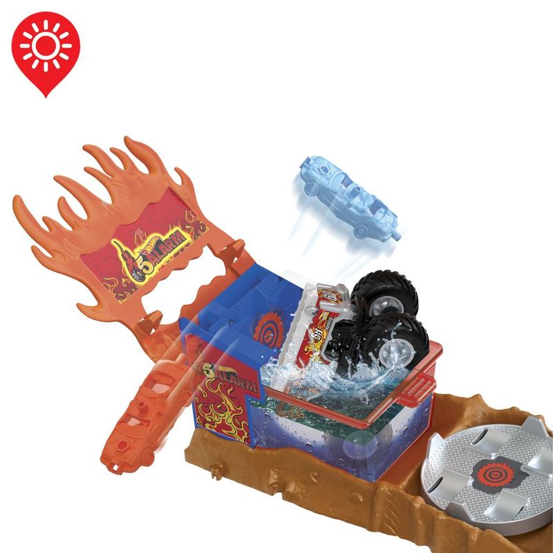 Conjunto-Arena-De-Demolicao-E-Carrinho---Hot-Wheels---Monster-Trucks----Color-Shifter---Mattel-2