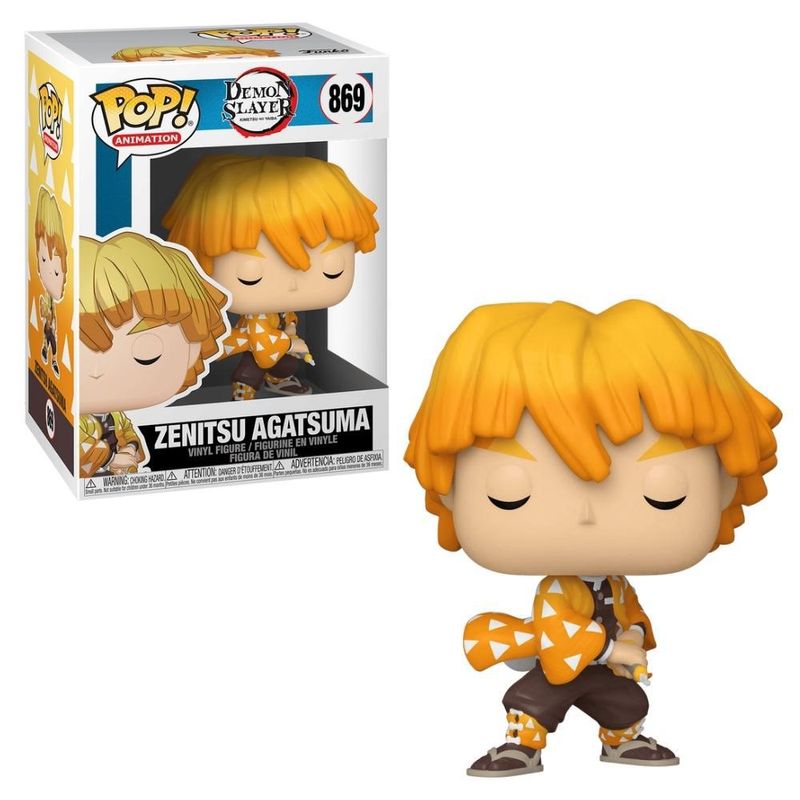 Boneco---Funko-Pop-Animation---Demon-Slayer---Zenitsu-Agatsuma---Candide-1