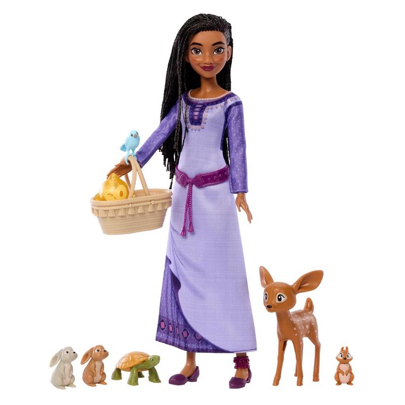 Conjunto-de-Boneca-e-Mini-Figuras---Disney-Wish---Asha-e-Os-Animais---Mattel-1