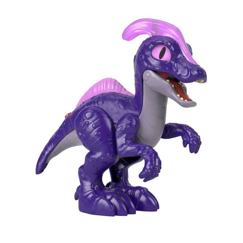 Figura-De-Acao---Imaginext---Jurassic-World---Dinossauro-Parasaurolofos---Roxo---Mattel-0