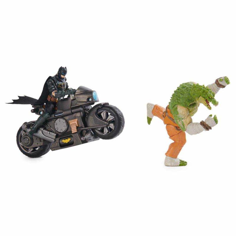 Mini-Veiculo-e-Figura---Pack-De-Batalha---Batciclo-E-Crocodilo---Batman---Sunny-2