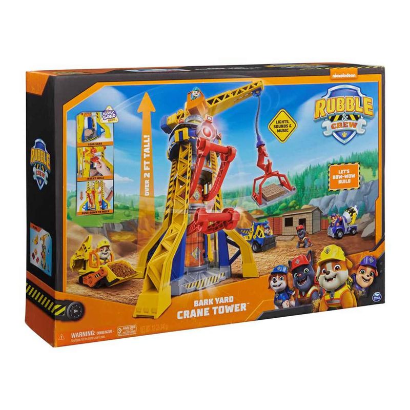 Playset---Patrulha-Canina---Torre-De-Guindaste---Rubble-e-Crew---Sunny-1