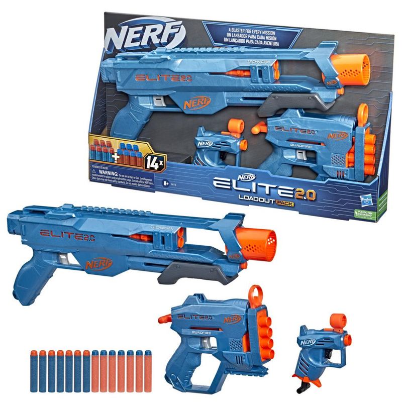 Conjunto-de-Lanca-Dardos---Nerf---Elite-20---Loadout--3-Lancadores-e-14-Dardos---Hasbro-2